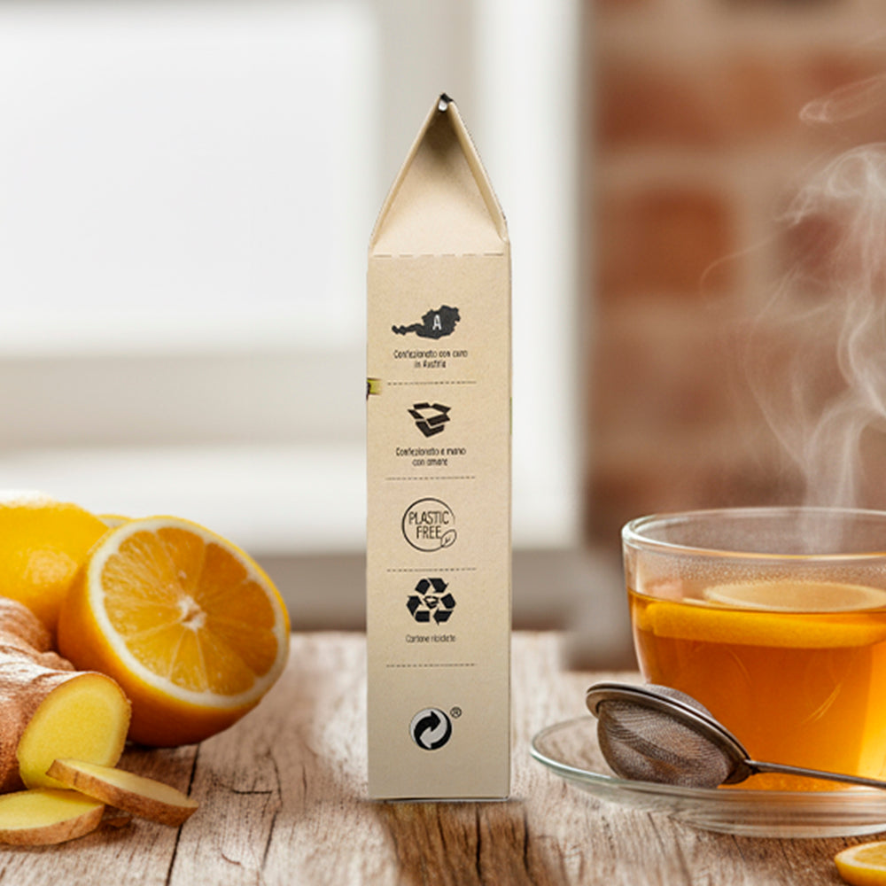 Zenzero e limone – Tè Verde, 85 gr