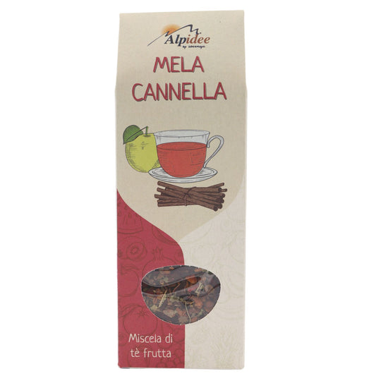 Miscela di tè frutta MELA CANNELLA, profumo speciale, 100g