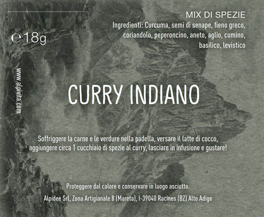 Mix di spezie CURRY INDIANO, 18g