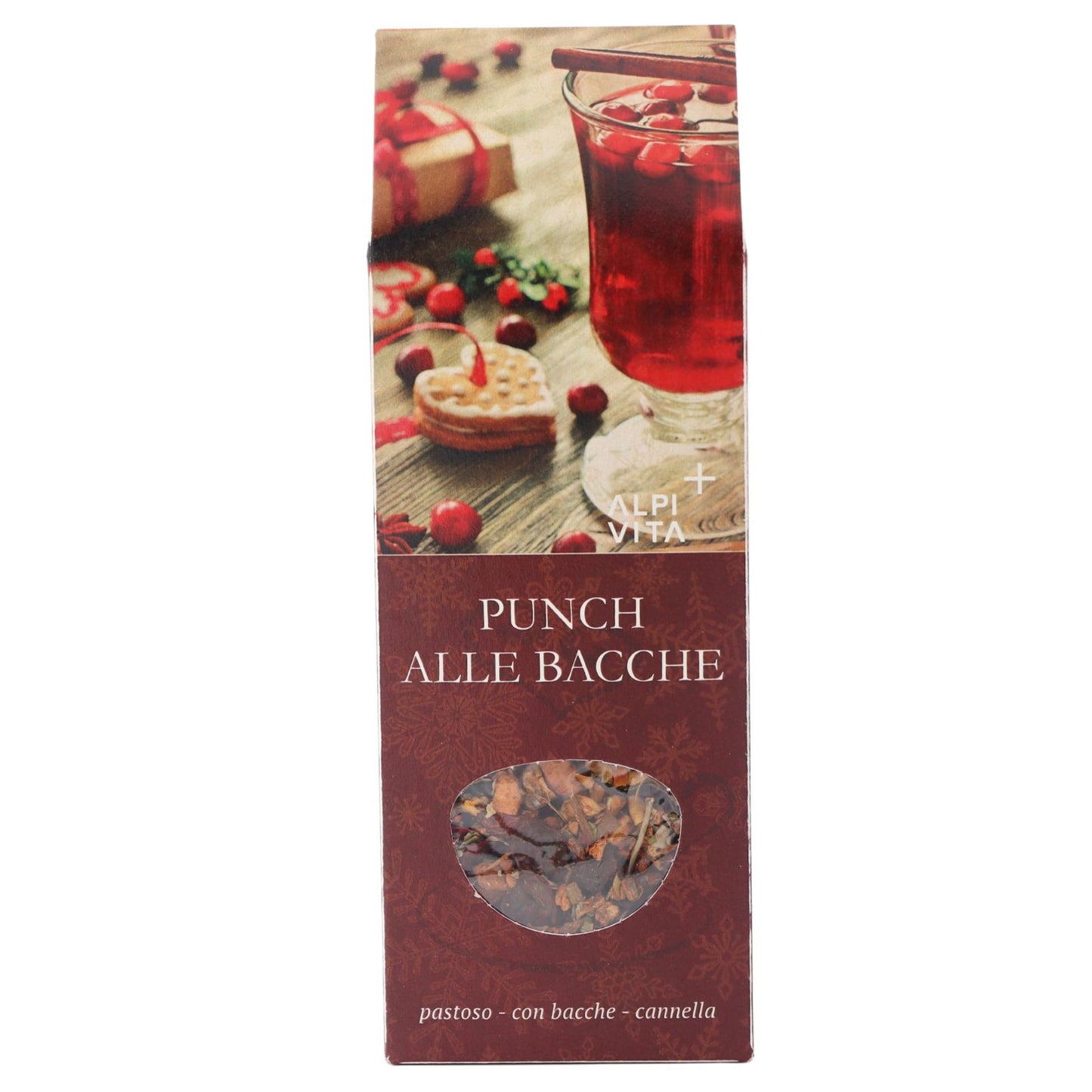 Miscela di tè PUNCH ALLE BACCHE, pastoso, con bacche, cannella, 100g
