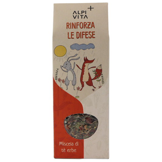Miscela di tè erbe RINFORZA LE DIFESE, fruttato, amabile, 80g