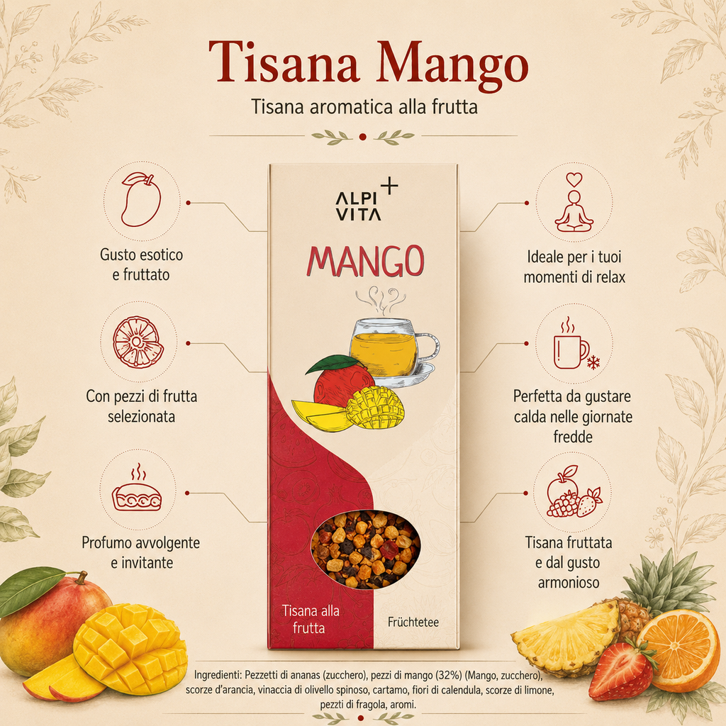 Mango – Infuso alla frutta, 100gr