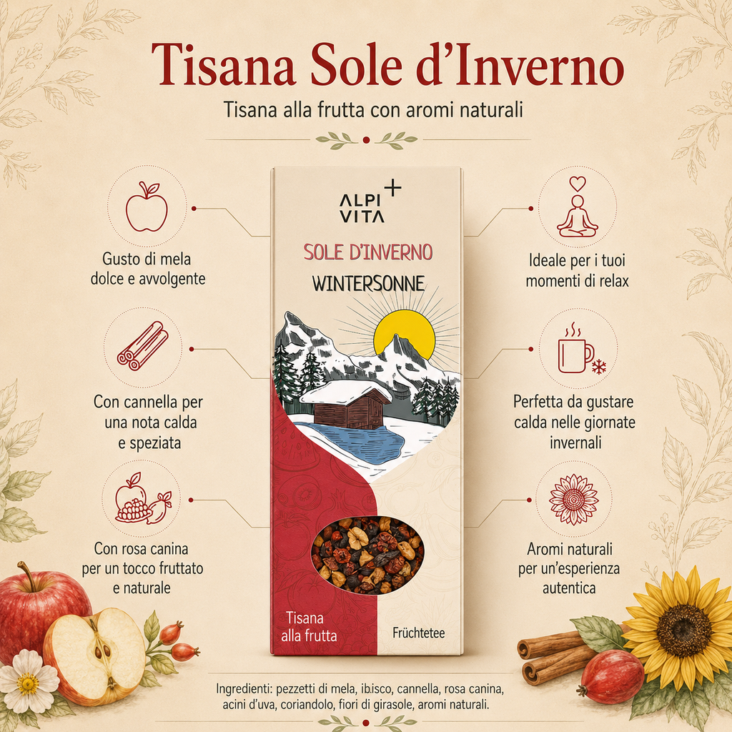 Sole d’Inverno – Tisana alla frutta, 100g