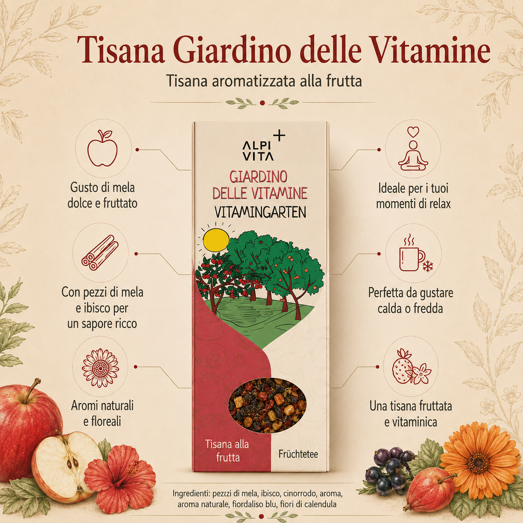 Giardino delle Vitamine – Tisana alla frutta, 100g