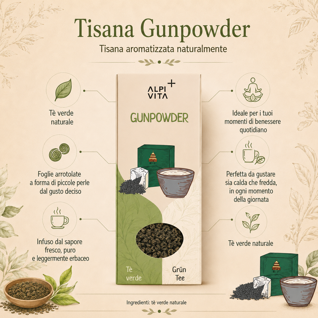 Gunpowder- Tè verde, 100g
