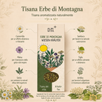 Erbe di montagna- Tisana alle erbe, 50gr