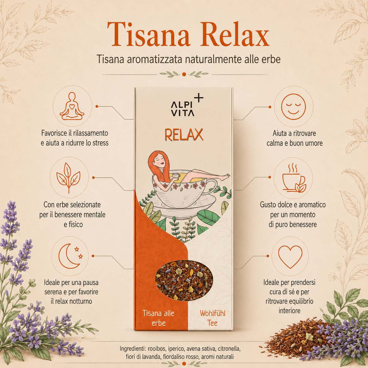Relax – Tisana alle erbe, 90g