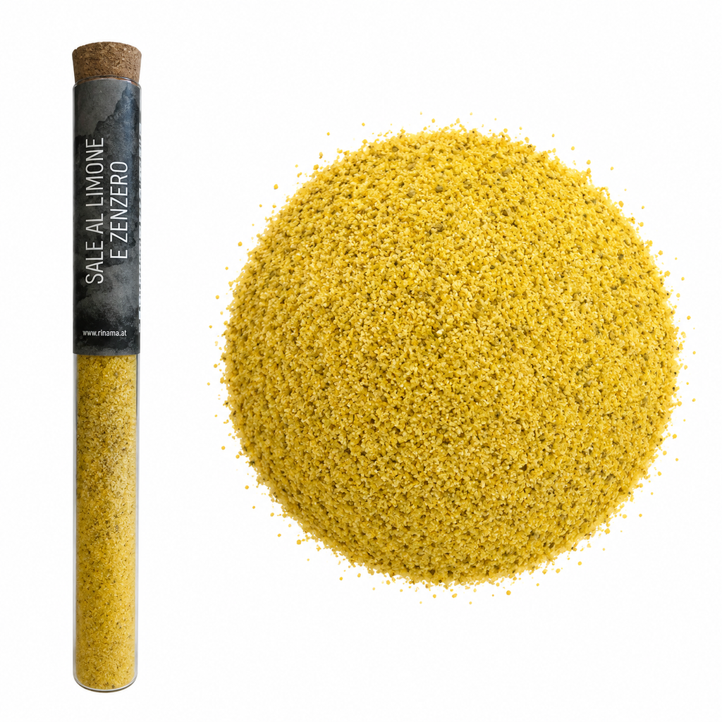 Sale al limone e zenzero - Sale speziato, 33gr
