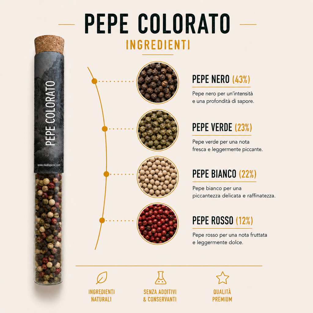 Pepe colorato - Mix di spezie, 15gr