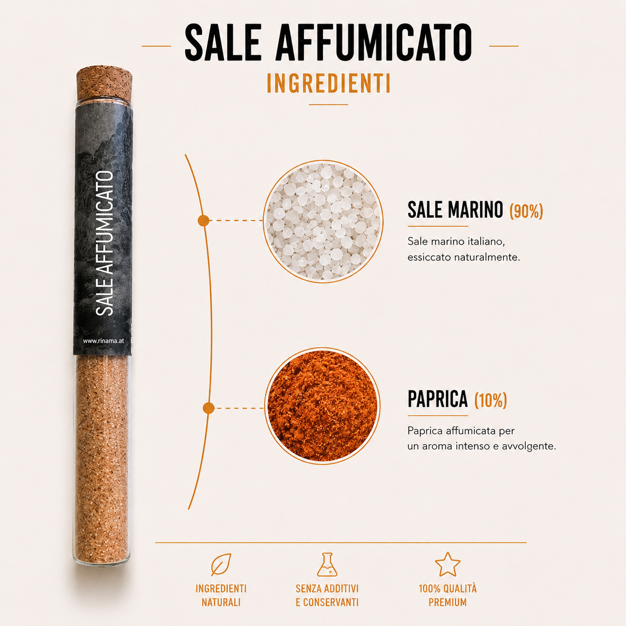 Sale affumicato - Sale speziato, 33gr