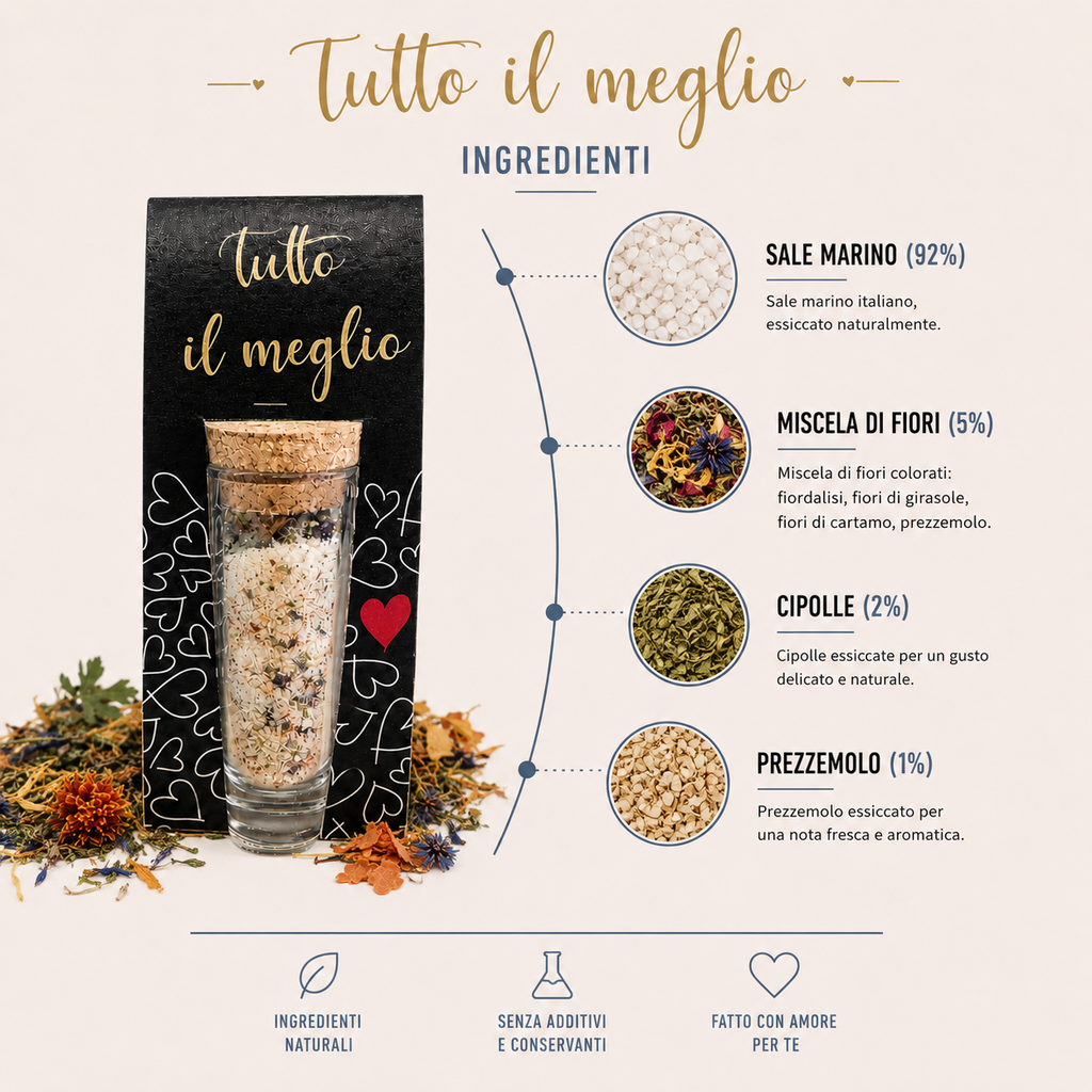 Spice Shot - Tutto il meglio - Sale di fiori, 45gr