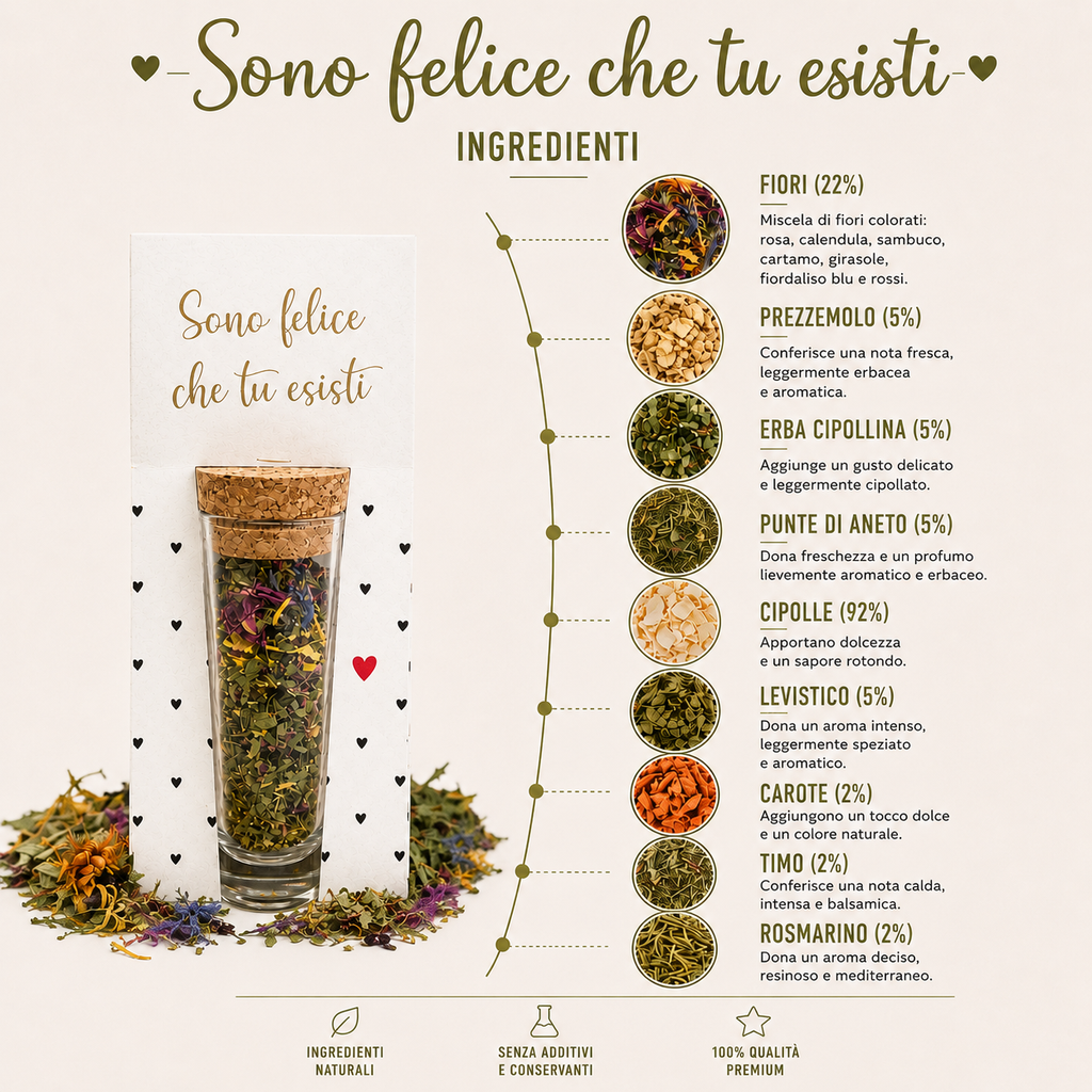 Spice Shot - Sono felice che tu esisti - Miscela di spezie, 4,5gr