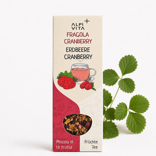 Fragola Cranberry – Infuso alla frutta, 100g