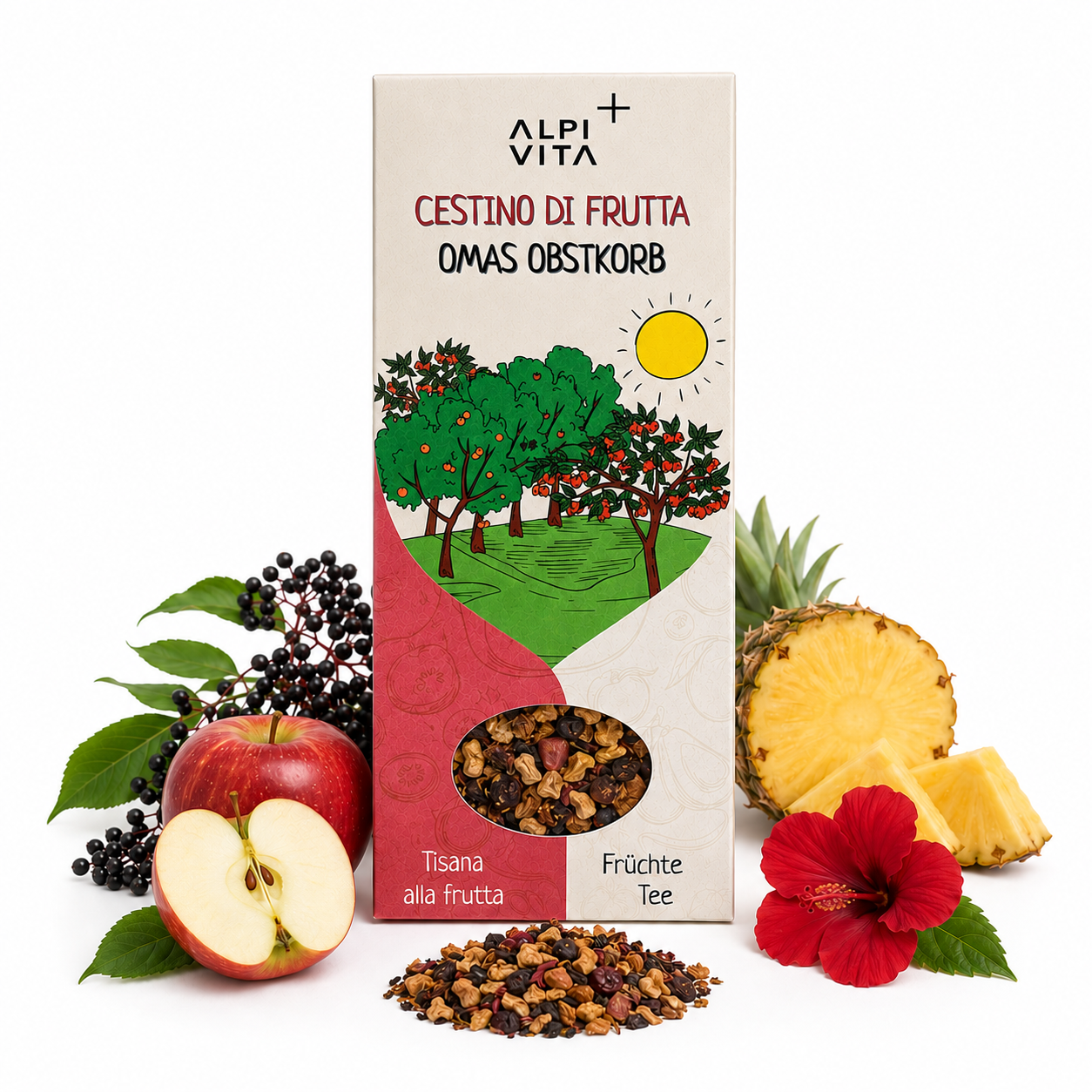 Cestino di Frutta – Tisana alla frutta, 100g
