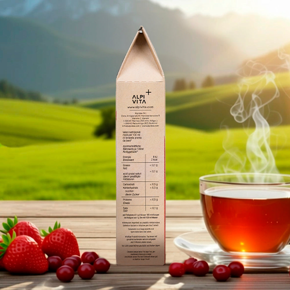 Fragola Cranberry – Infuso alla frutta, 100g