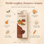 Zenzero e Arancia - Infuso di Rooibos naturalmente senza caffeina, 100g