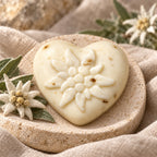 Sapone al latte di pecora Cuore Stella Alpina, 6,5 cm, 80 g