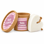 Sapone a cuore nella ciotola "Bolle d’amore", 7 × 7 cm, 70 g
