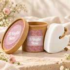 Sapone a cuore nella ciotola "Ti voglio bene", 7 × 7 cm, 70 g