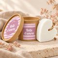Idea regalo Sapone a cuore nella ciotola "Bolle d’amore"