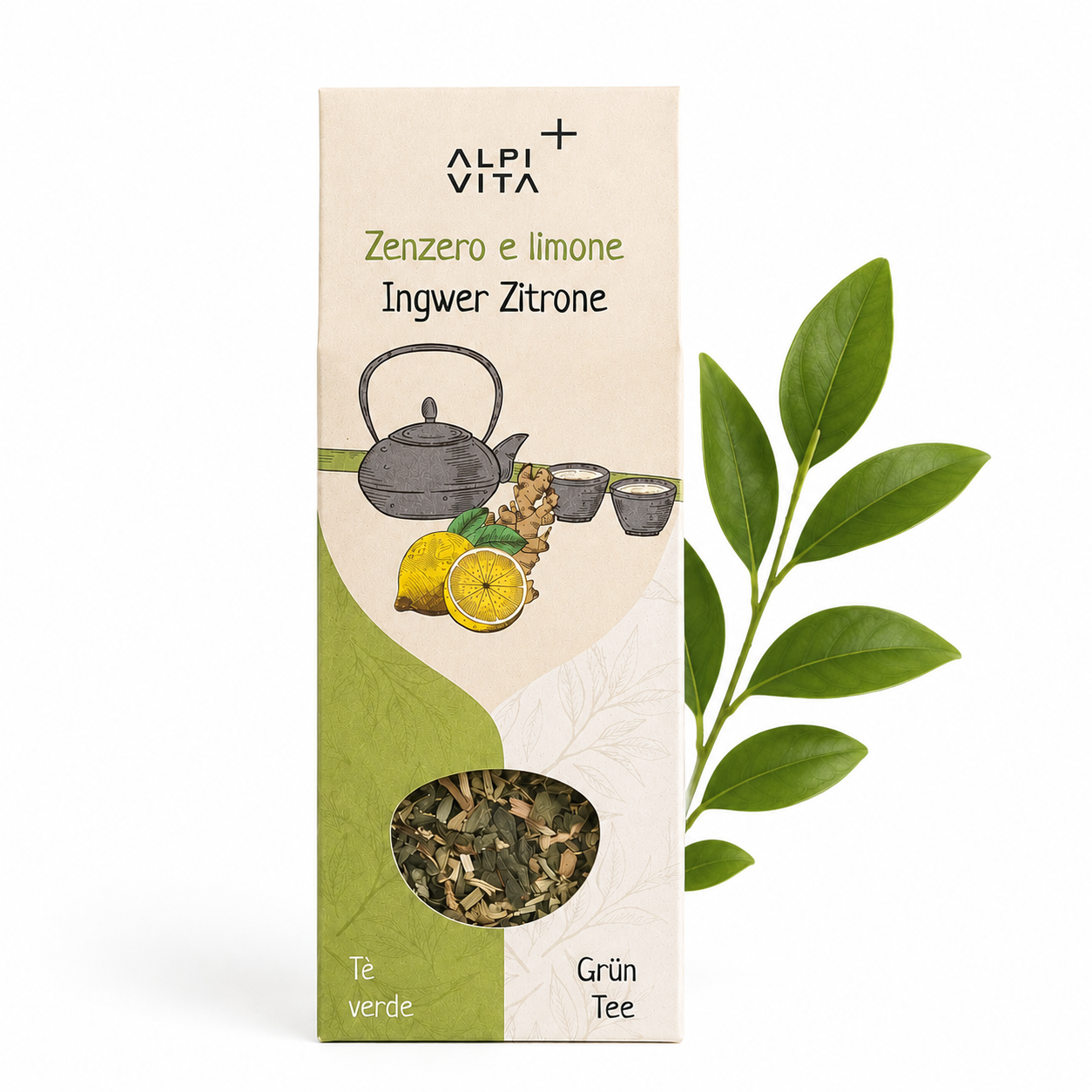Zenzero e limone – Tè Verde, 85 gr