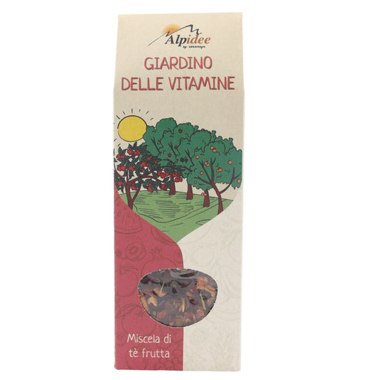 Miscela di tè frutta GIARDINO DELLE VITAMINE, fruttato, rinfrescante, 100g