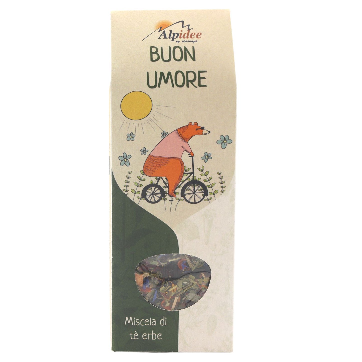 Miscela di Tè alle erbe BUON UMORE. fruttato, fresco, limonato, 90g