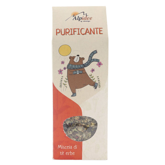 Miscela di Tè alle Erbe PURIFICANTE, fresco, pastoso, 70g