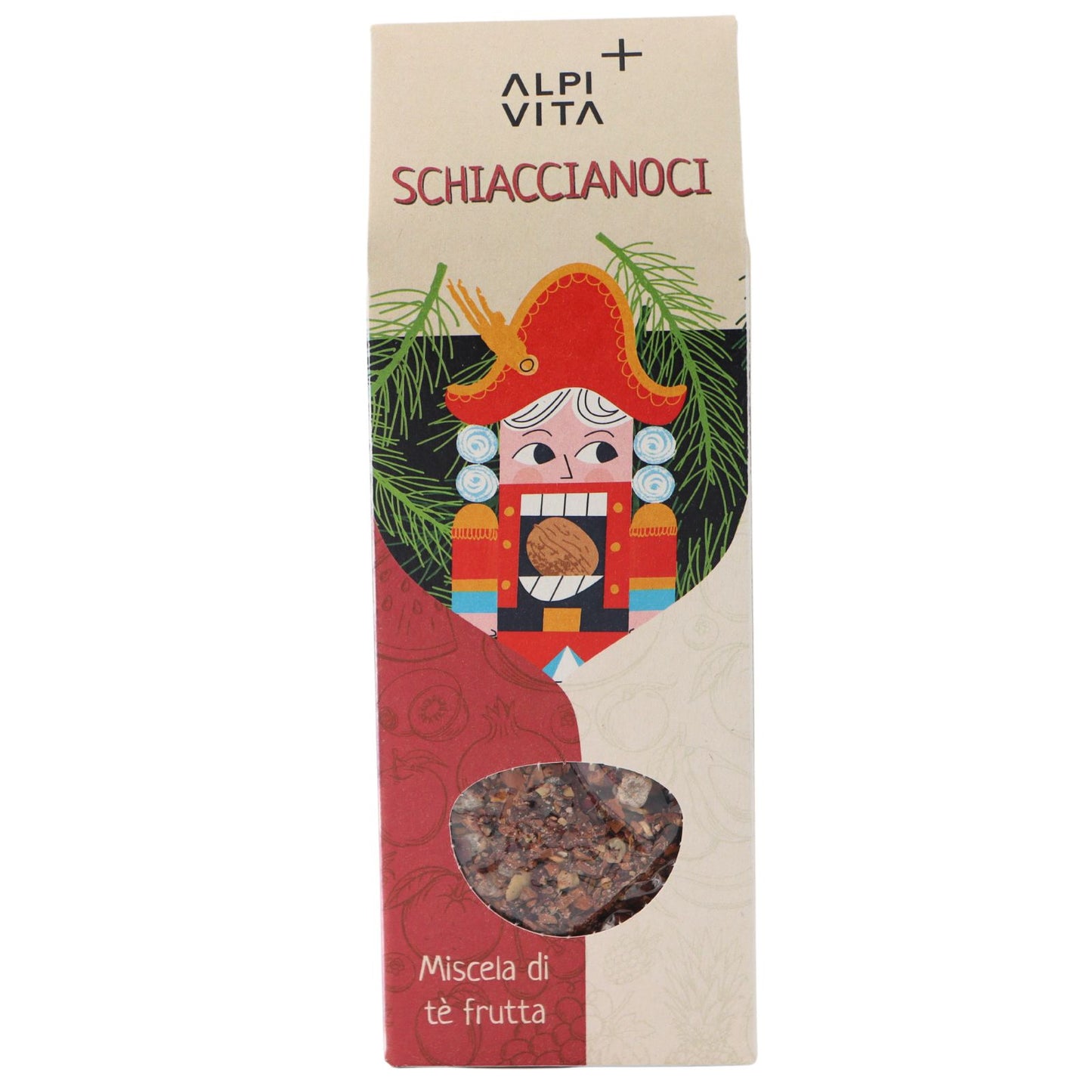 Miscela di tè frutta SCHIACCIANOCI, rinvigorente, dolce, 100g